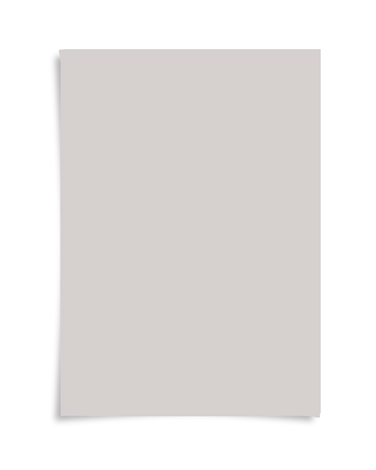 Gentle Taupe kleurstaal A4