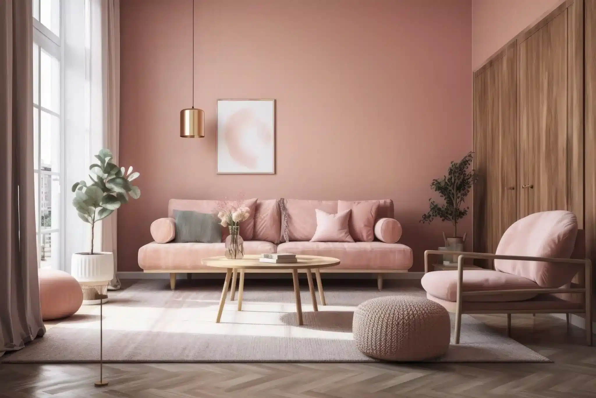 Oud roze muurverf schilderen | Verfplaza