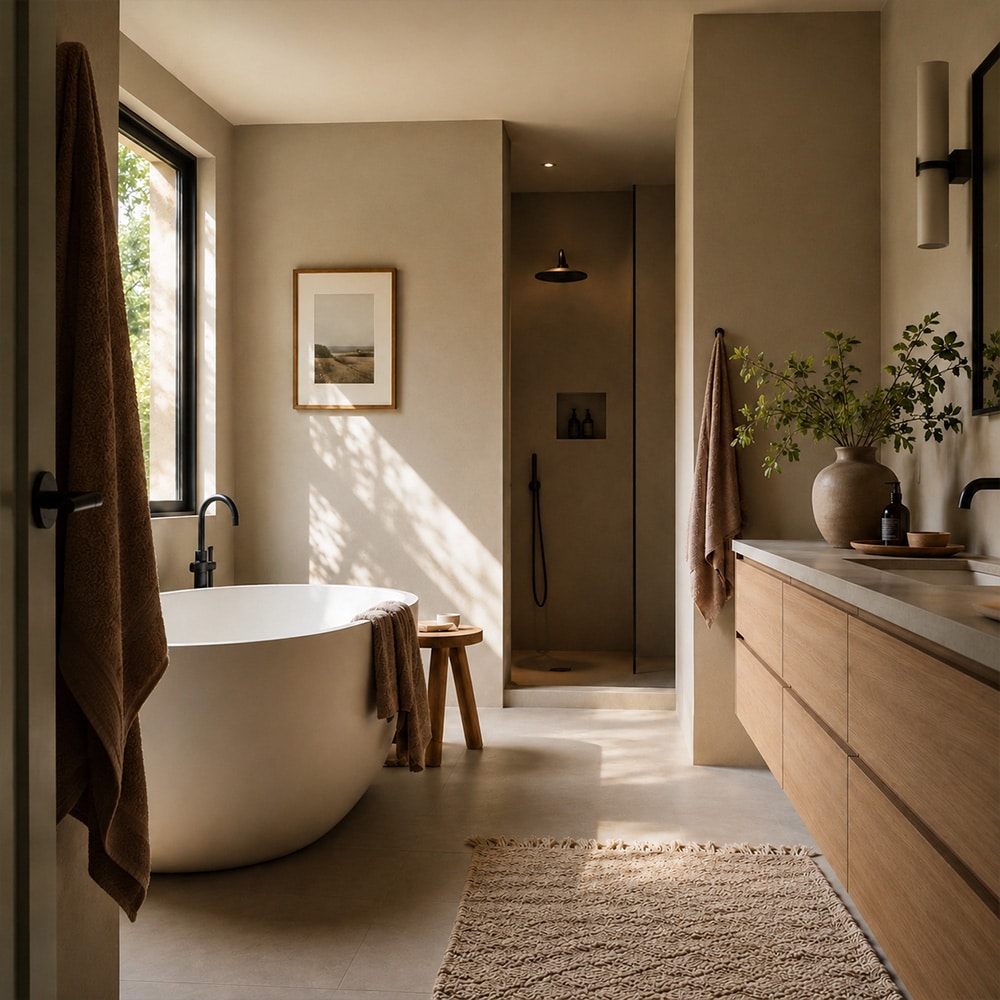 matte badkamer lifestyle image