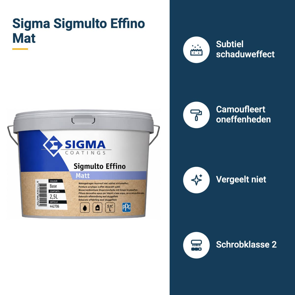 sigma sigmulto effino mat kenmerken