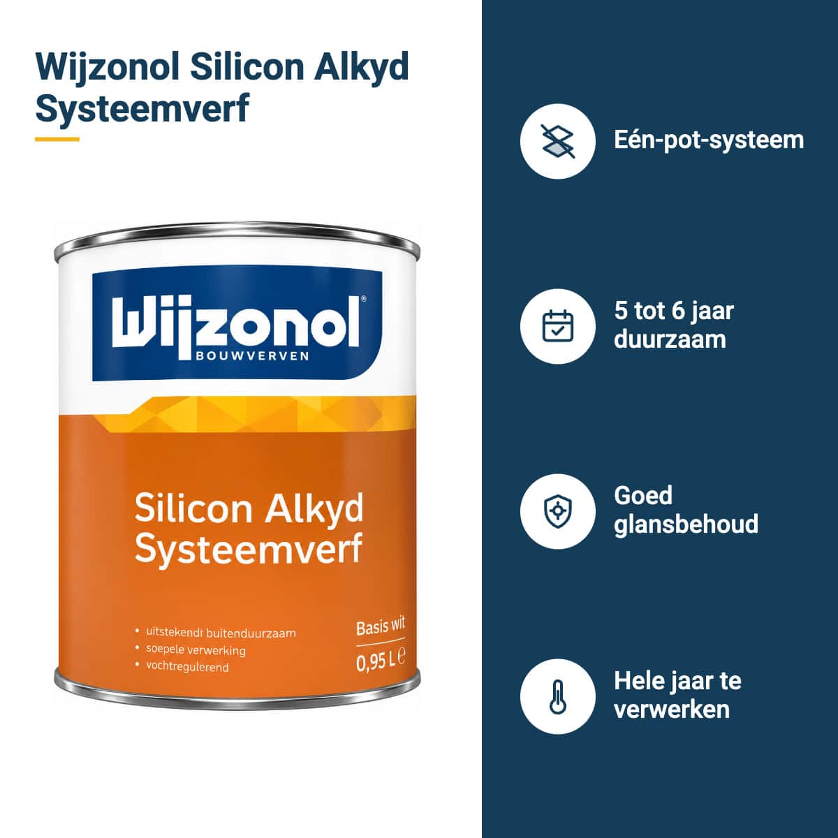 wijzonol silicon alkyd systeemverf kenmerken