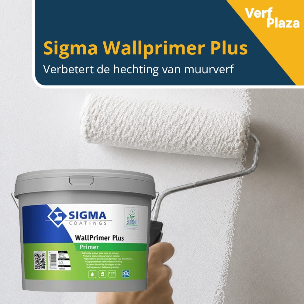 Sigma Wallprimer Plus verbetert hechting