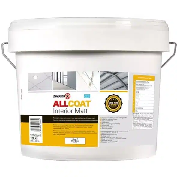 Zinsser Allcoat Interior Matt 10 liter
