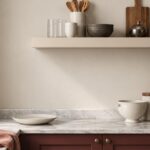 Keukenwand in Quiet Greige