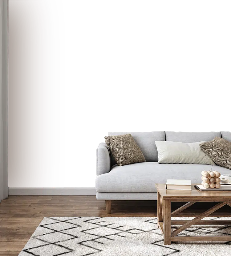 Verfkleur zien op de muur