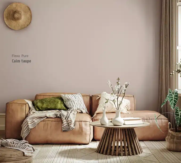calm taupe van Flexa Pure