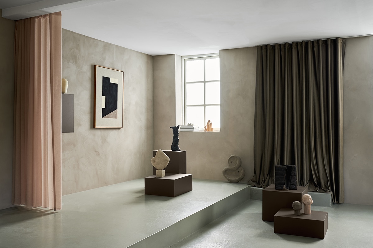 Sigma Stucco Beton voorbeeld in een woonkamer