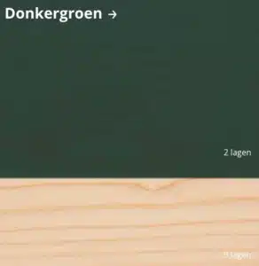 Cetabever Donkergroen kleur