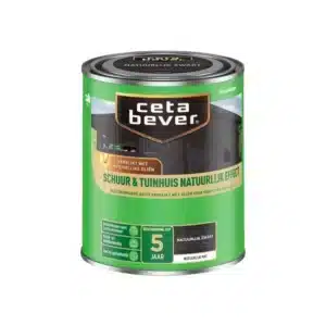 Cetabever Schuur & Tuinhuis Natuurlijk Effect zwart 750 ml