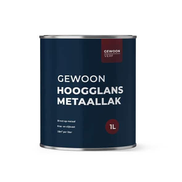 Gewoon Hoogglans Metaallak 1 liter