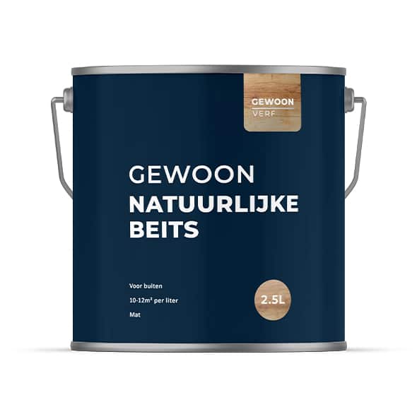 Gewoon Natuurlijke Beits 2,5 liter nieuw