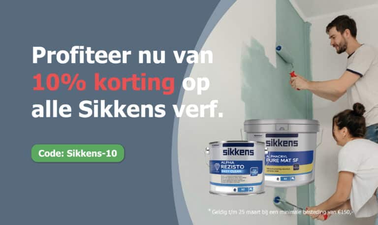 Verf plaza kortingscode Sikkens