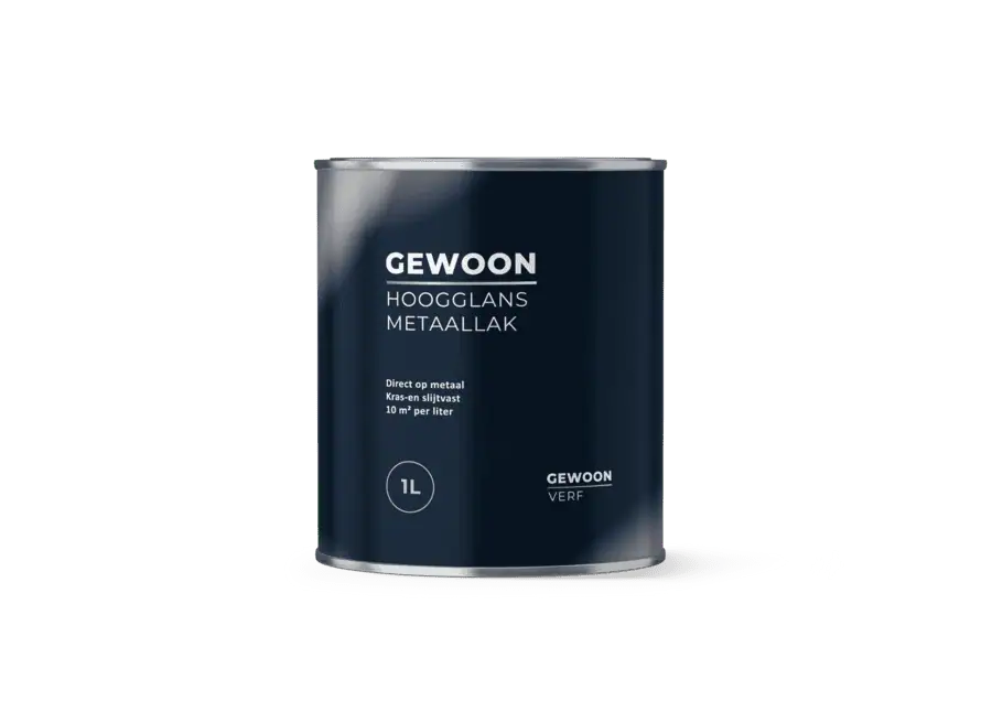 Gewoon Verf Hoogglans Metaallak