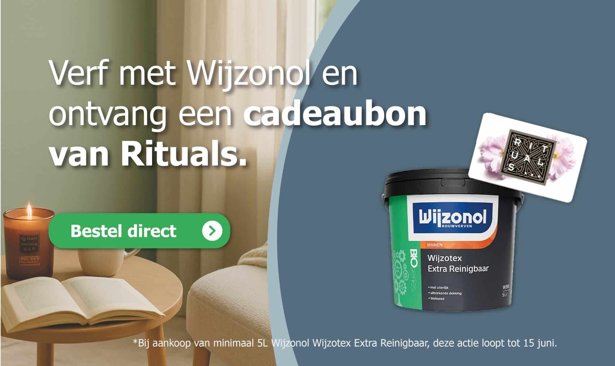 Wijzonol actie Rituals cadeaubon - Verfplaza