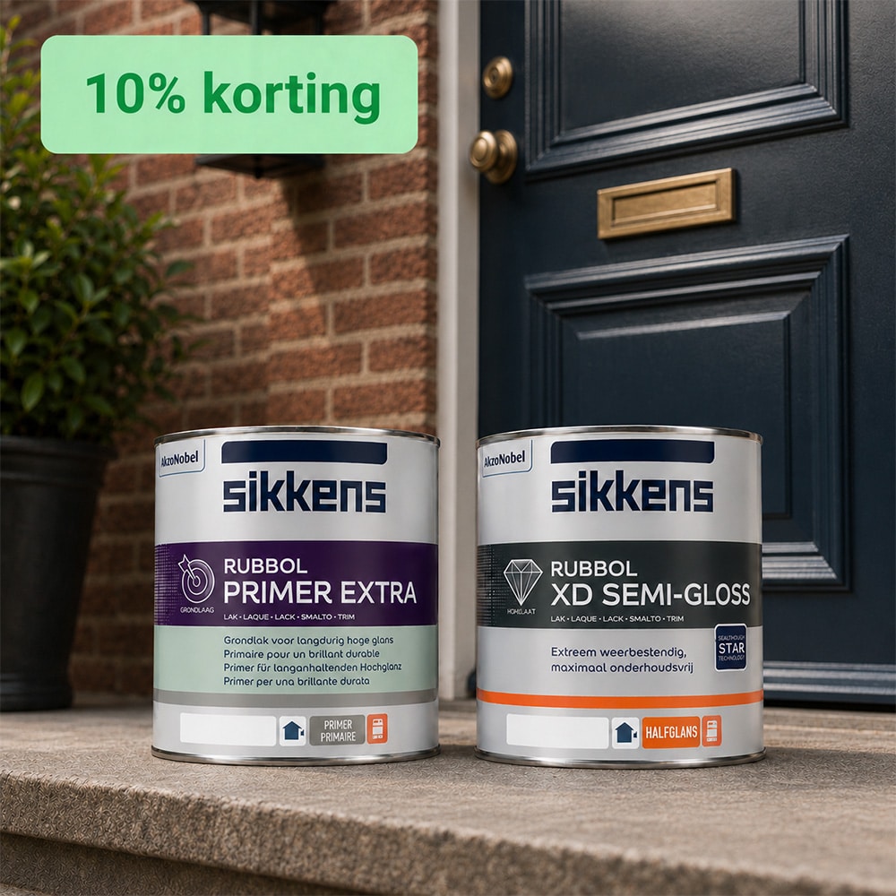 Sikkens Rubbol XD Semi gloss combi voor deur