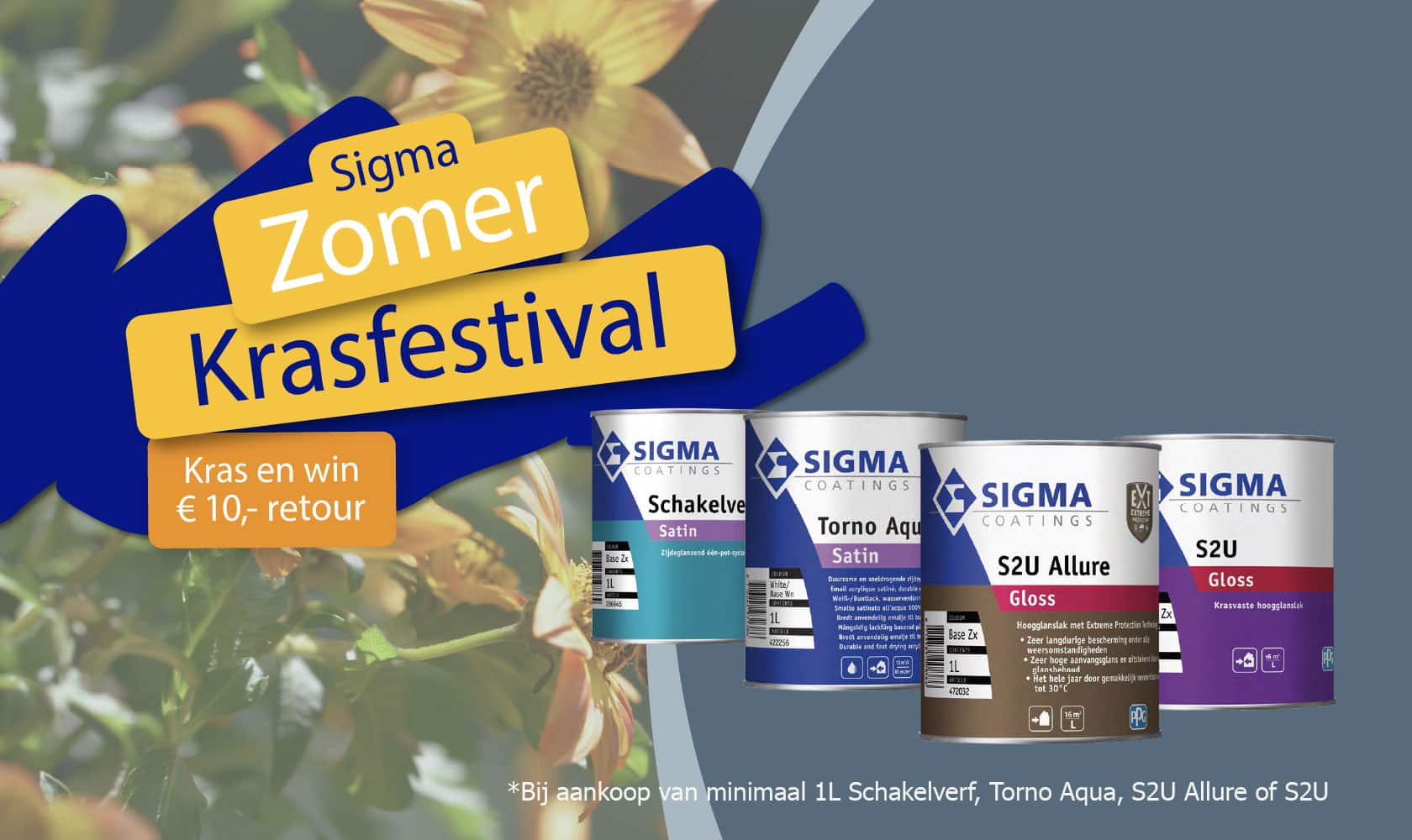 Sigma winactie - kortingscode sigma verf