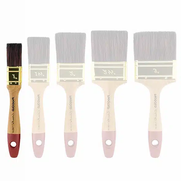 ProGold Exclusive Red Platte Kwast 7150 maat 1 inch