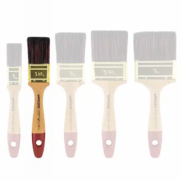 ProGold Exclusive Red Platte Kwast 7150 maat 1,5 inch