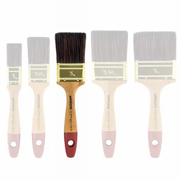 ProGold Exclusive Red Platte Kwast 7150 maat 2 inch