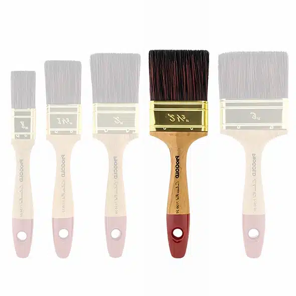 ProGold Exclusive Red Platte Kwast 7150 maat 2,5 inch