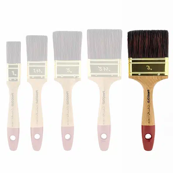 ProGold Exclusive Red Platte Kwast 7150 maat 3 inch