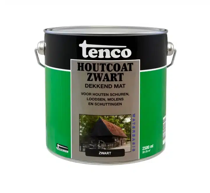 Tenco Houtcoat Zwart Waterbasis