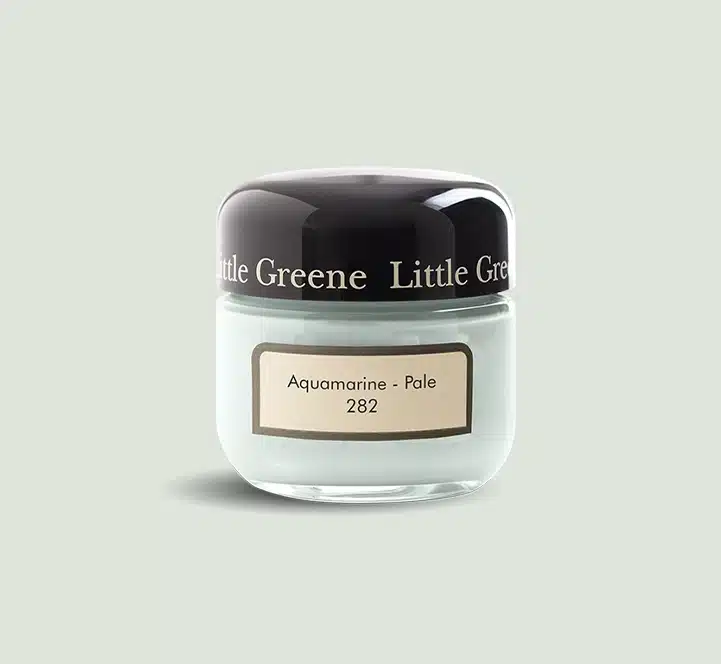 Aquamarine Pale Little Greene kleurtester