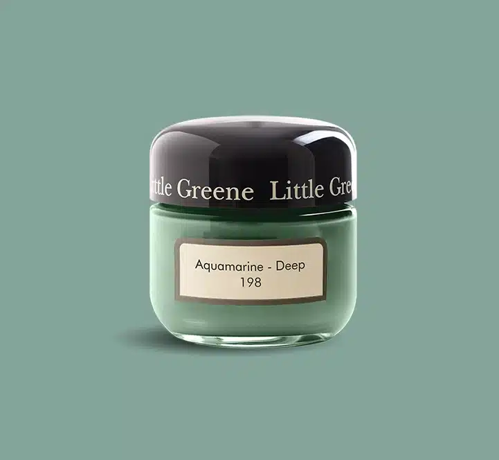 Aquamarine deep Little Greene kleurtester