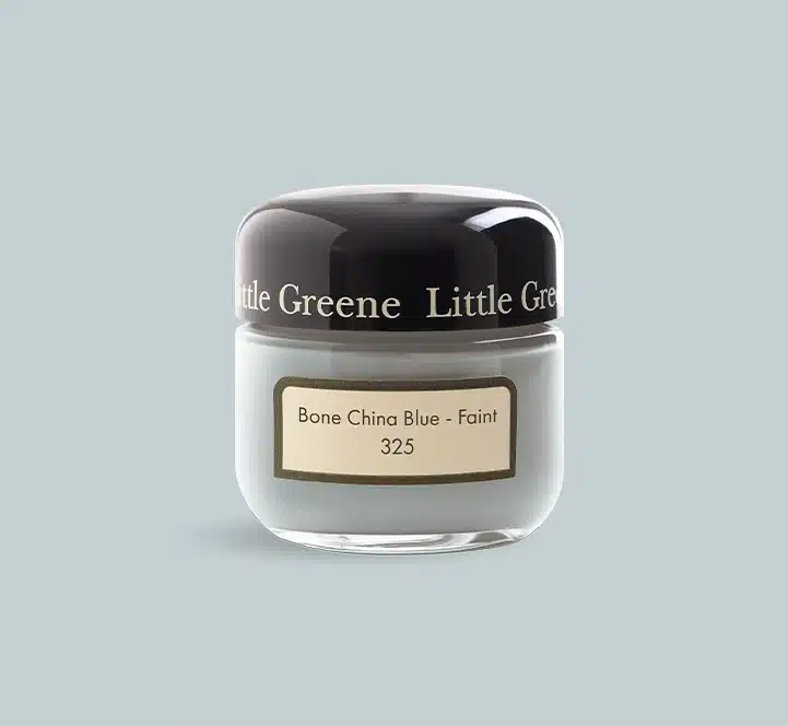 Bone China Blue Faint Little Greene kleurtester
