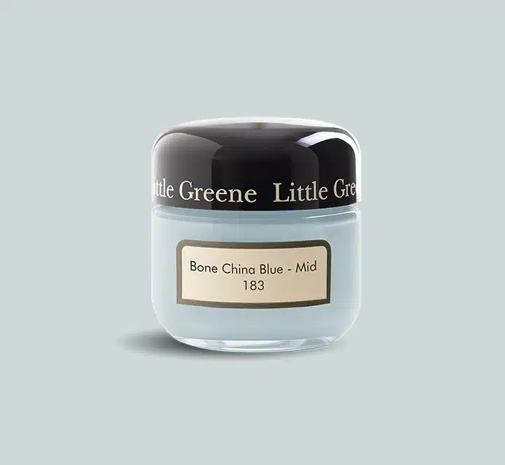 Bone China Blue Mid Little Greene kleurtester