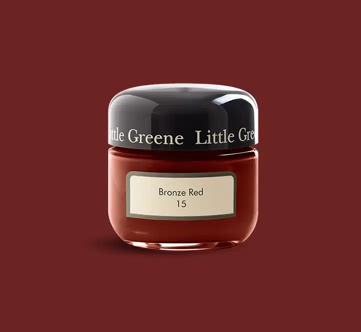 Bronze Red Little Greene kleurtester