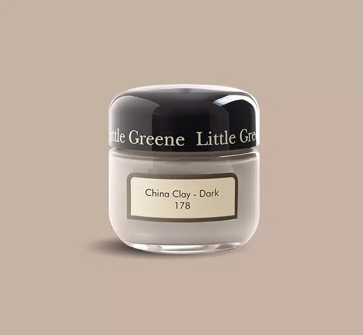China Clay Dark Little Greene kleurtester