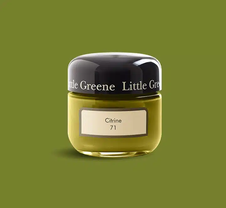 Citrine Little Greene kleurtester