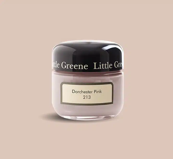 Dorchester Pink Little Greene kleurtester