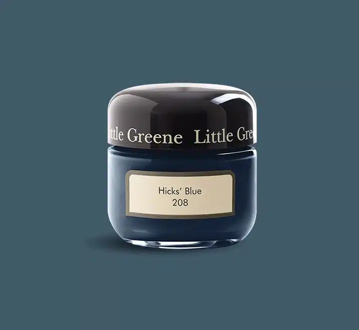 Hicks' Blue Little Greene kleurtester