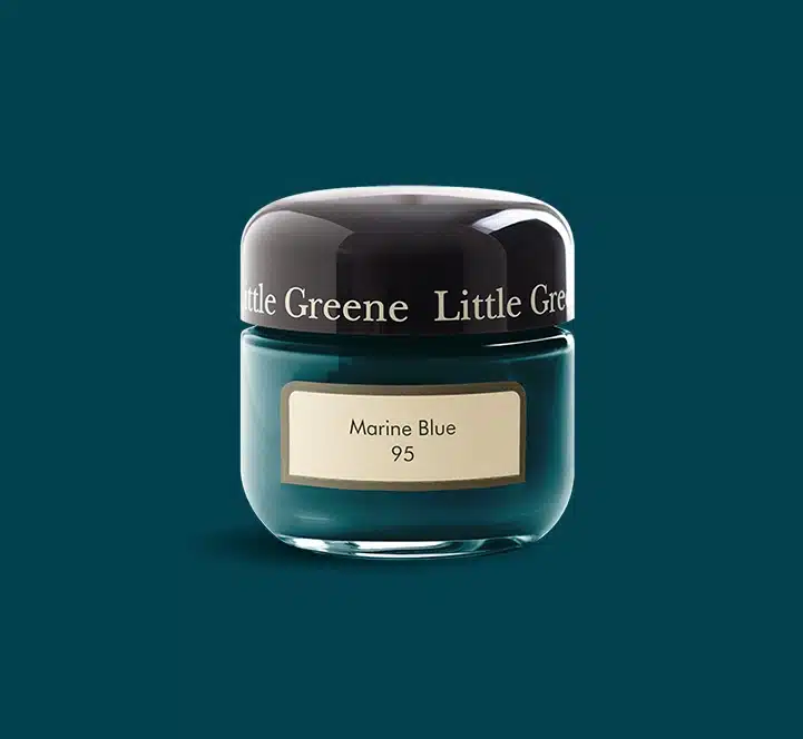Marine Blue Little Greene kleurtester