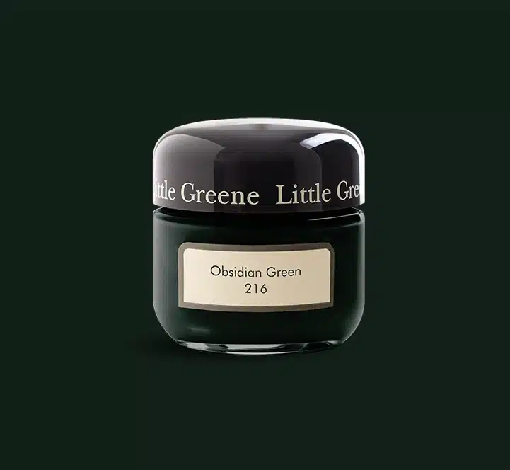Obsidian Green Little Greene kleurtester
