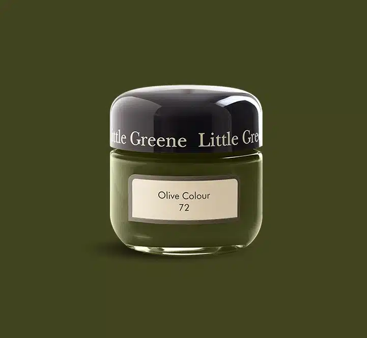 Olive Colour Little Greene kleurtester