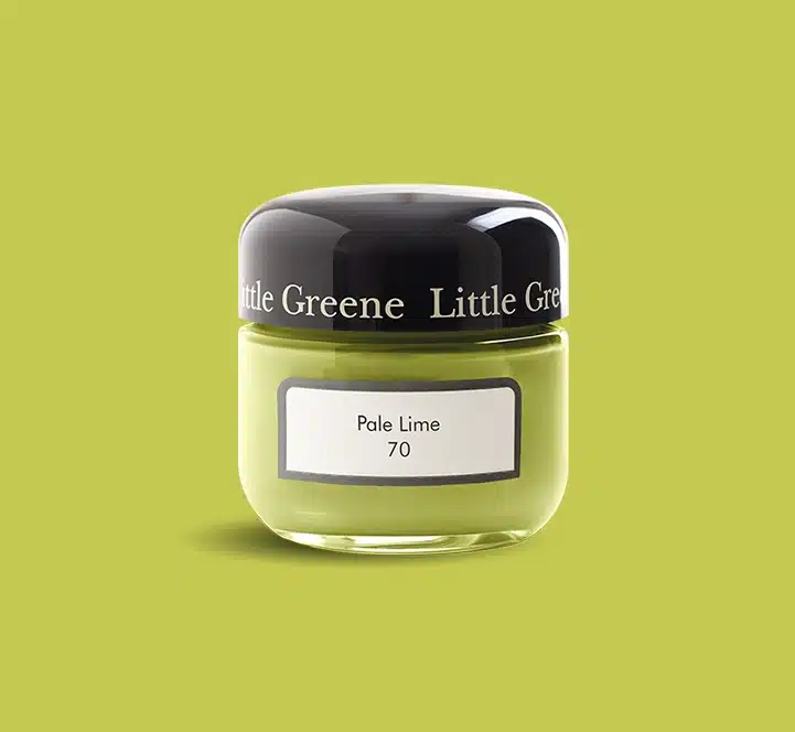 Pale Lime Little Greene kleurtester