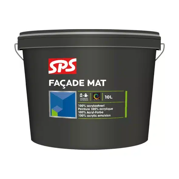 SPS Facade Mat buitenmuurverf 10 liter