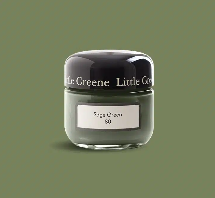 Sage Green Little Greene kleurtester