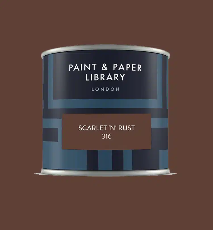 Paint & paper SCARLET 'N' RUST tester