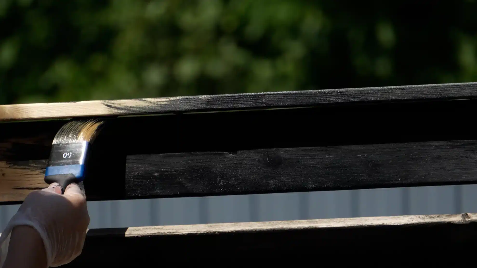 Schutting zwart verven | Verfplaza