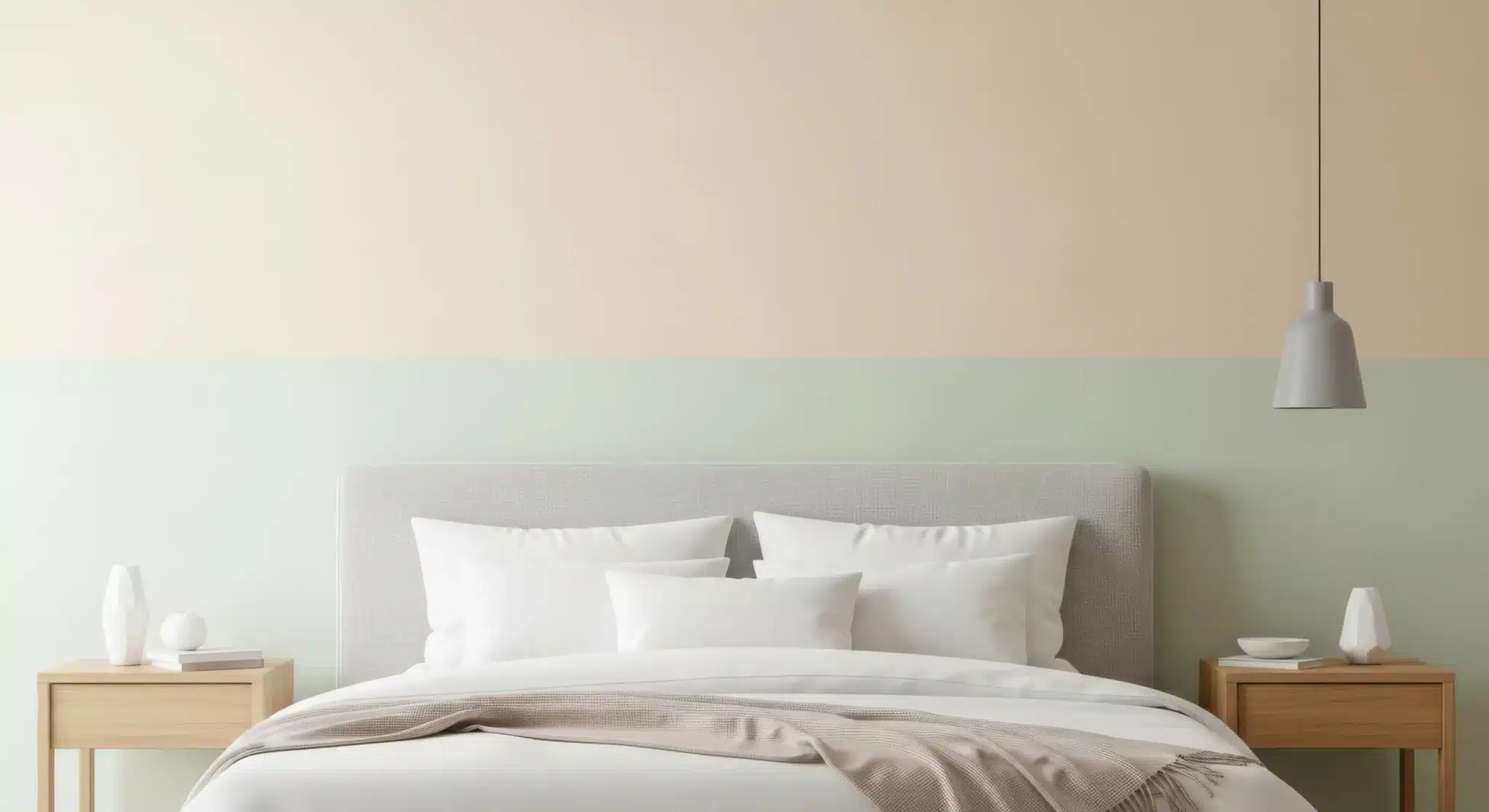 Slaapkamer in twee kleuren | Verfplaza
