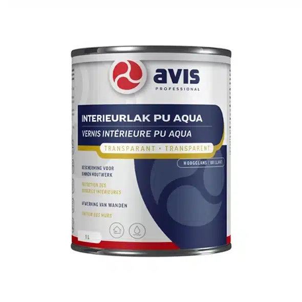 Avis Interieurlak PU Aqua hoogglans 1 liter