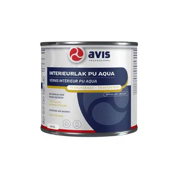 Avis Interieurlak PU Aqua hoogglans 500 ml