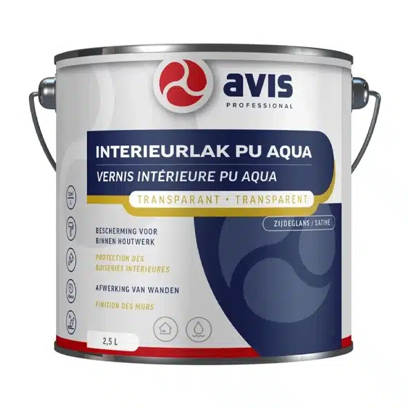 Avis Interieurlak PU Aqua zijdeglans 2,5 liter