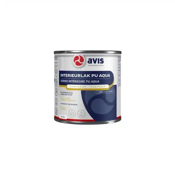 Avis Interieurlak PU Aqua zijdeglans 250 ml