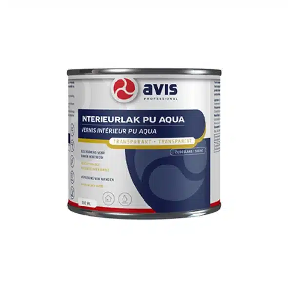 Avis Interieurlak PU Aqua zijdeglans 500 ml