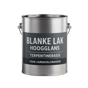 Blanke lak Carnavalswagen